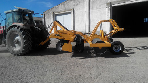 gradas de discos arrastrada