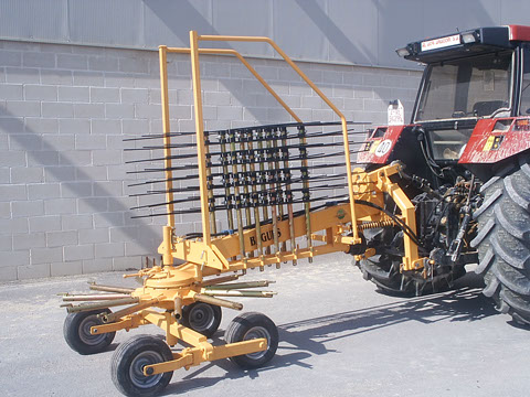 rastrillo un rotor lateral